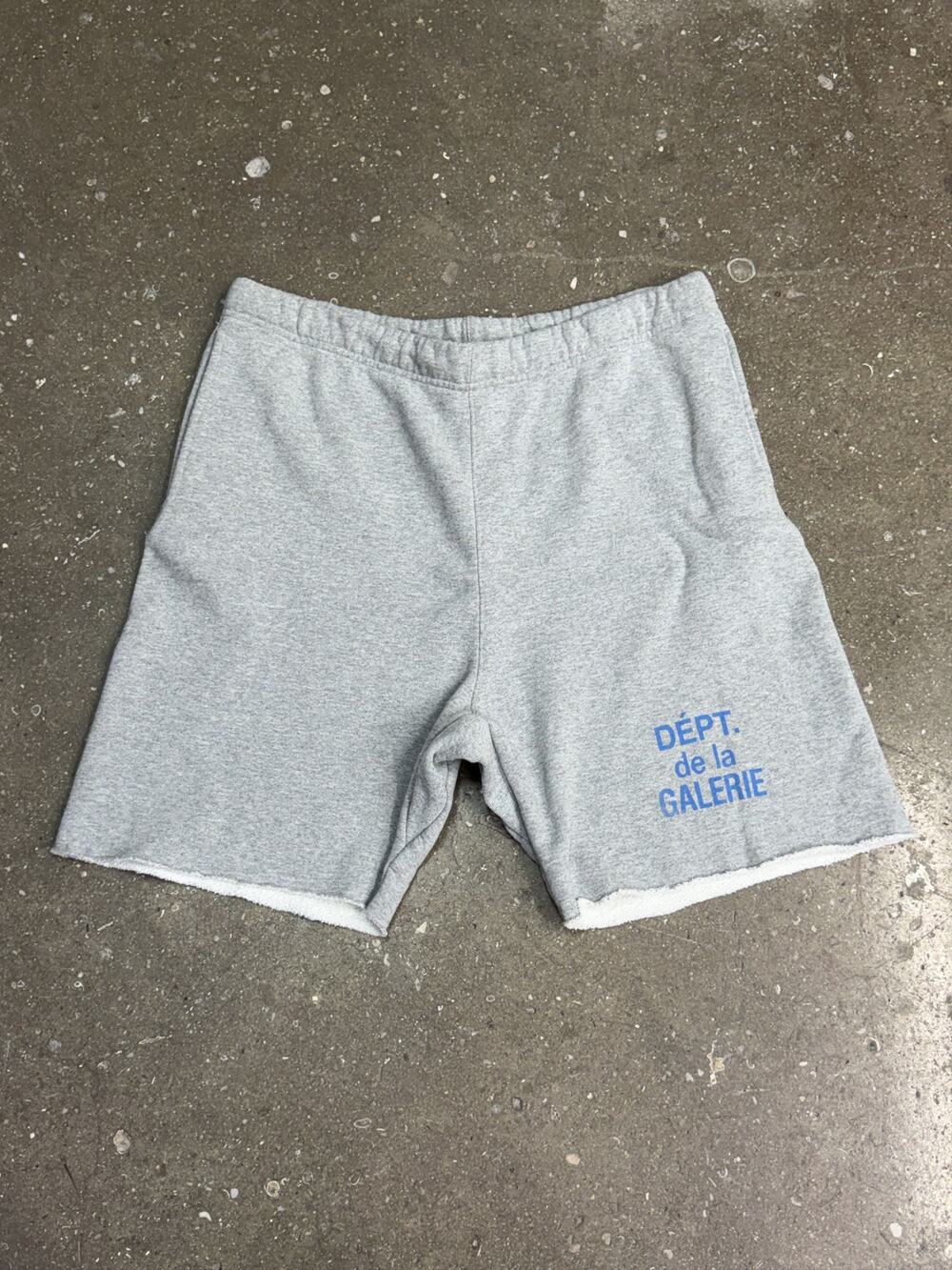 Gallery Dept. French Logo Sweat Shorts Grey/Blue